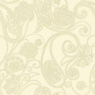 York Wallcoverings Candice Olson Shimmering Details Dotted Paisley