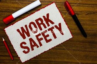 Handwriting Text Writing Work Safety Concept Meaning Policies And