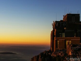 Table Mountain Cable Car Sunset Wallpaper