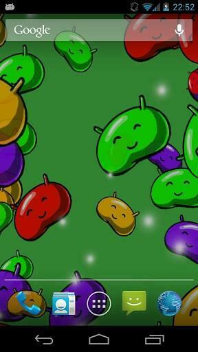 Bigger Jelly Bean Live Wallpaper For Android Screenshot