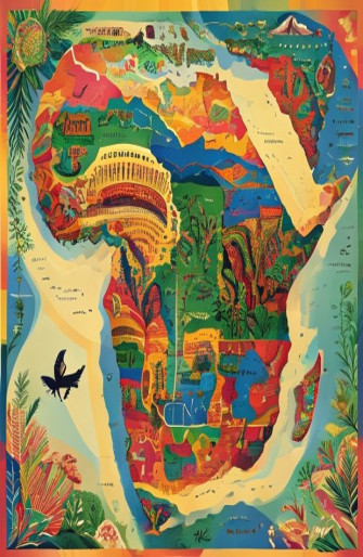 Africa Map Wallpaper