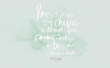 Love Quote Is Designed By Julie Song Ink