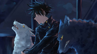 Megumi Fushiguro Summons Jujutsu Kaisen Wallpaper iPhone Phone 4k