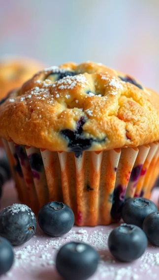 Blueberry Muffin Wallpaper