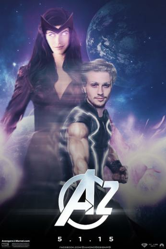 Quicksilver And Scarlet Witch Avengers X Men Fan Art