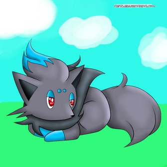 Shiny Zorua By Silvia The Hedgehog