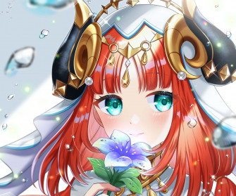 Ladda Ner Niloublomma Genshin Pfp Wallpaper