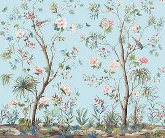 Interiors With Chinoiserie Inspired Wallpaper Murals Jaima Company