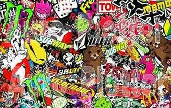 HD Wallpaper Sticker Bomb X Kb Jpeg
