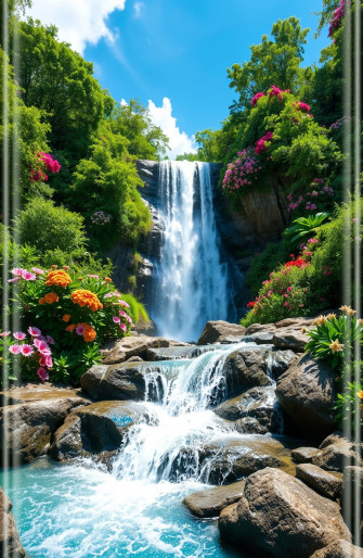3d Waterfall Wallpaper