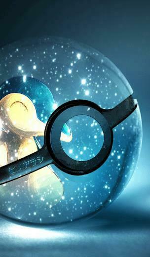 Little Animal In A Pokemon Ball 3d Wallpaper