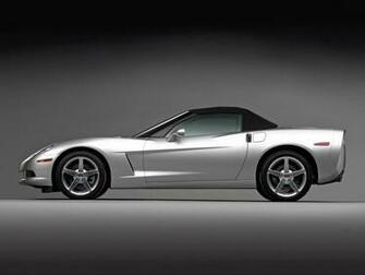 Corvette C6 Convertible Studio Side Top Up Wallpaper