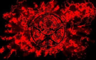 Wallpaper Spell Red And Black