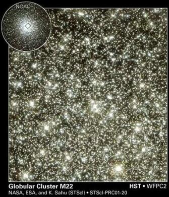 Space Image Globular Cluster M22