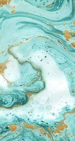 Teal Gold Marble iPhone Wallpaper Background Lockscreen