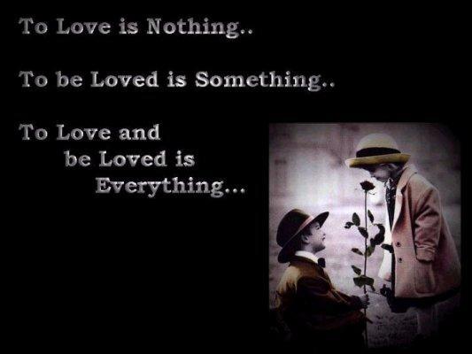 Beautiful Love Quote Black And Yellow Baground