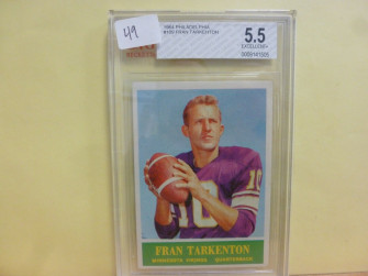 Topps Fran Tarkenton Minnesota Vikings Bvg