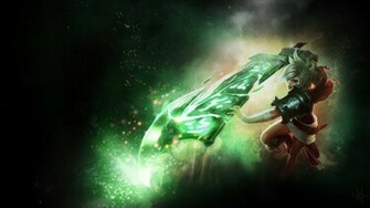 Riven The Exile Wallpaper League Of Legends By Cruxae On