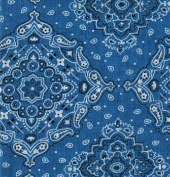 Blue Bandana Patterns Cute Pattern