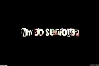 Why So Serious Wallpaper Open Walls