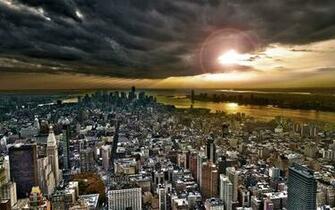 Awesome City Skyline Desktop Wallpaper Ginva