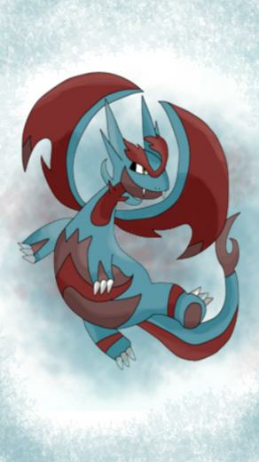 iPhone Mega Salamence Wallpaper Png