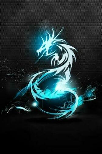 Blue Dragon iPhone HD Wallpaper