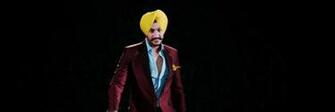 Rajvir Jawanda Yellow Turban Purple Suit Wallpaper Baltana