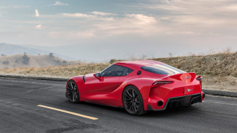 Toyota Ft Red Machine Side 4k Rare Gallery HD