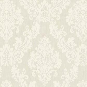 Light Grey Grande Damask Wallpaper Wall Sticker Outlet