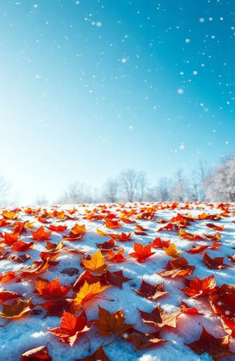 Fall Winter Background Wallpaper