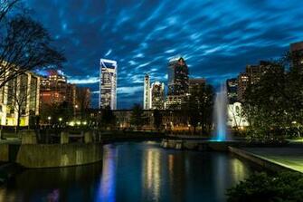 Charlotte North Carolina Skyline Oc