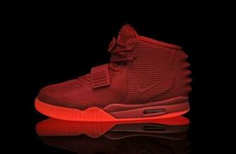 Air Yeezy Red Glow In Dark Sneakers By Yeezyshopping