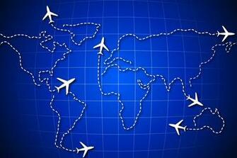 World Travel Background Unique Air Map