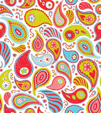 Showing Gallery For Colorful Paisley Background