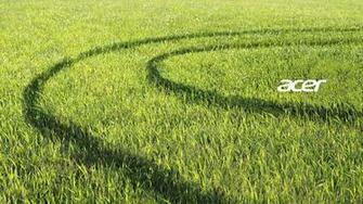 Acer Green Field Wallpaper Style