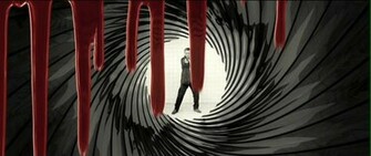 Daniel Craig As James Bond In The Gun Barrel Sequence