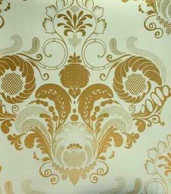 Damask Wallpaper Red Silver Brown Green Purple