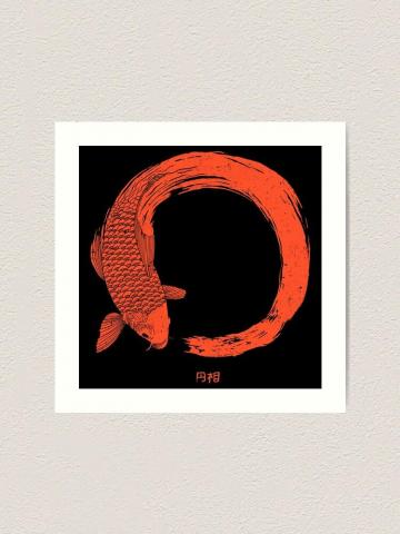 Enso The Beauty Of Imperfection Art Print By Ppmid