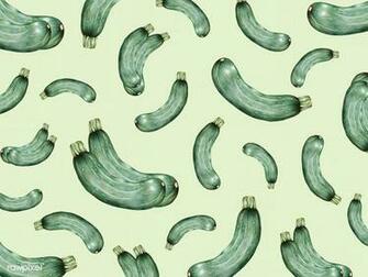 Hand Drawn Watercolor Of Zucchini Image By Rawpixel