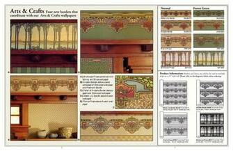Wallpaper Borders Arts Crafts Style