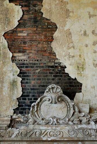 Wallpaper Over Brick Stucco Exterior White