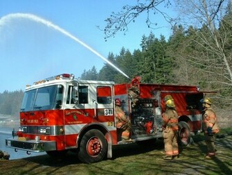 Firefighter Firetruck Wallpaper Wallpoper