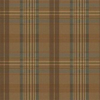 Greyish Brown Austin Plaid Wallpaper Traditional