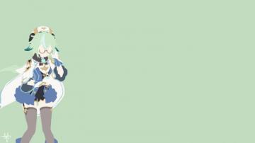 I Made A Minimalist Sucrose Wallpaper Genshin Cute