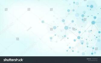 Abstract Background Of Molecular Structures Molecules Or Dna