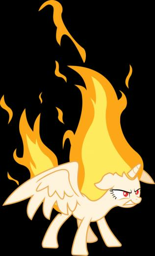 Alicorn Angry Artist Hotsun6392 Female Mane Of Fire