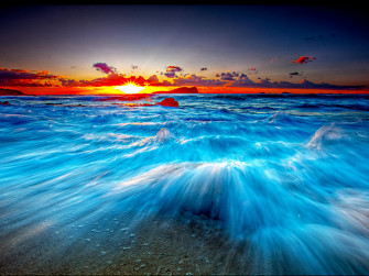 Beach Waves Wallpaper For Desktop
