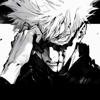 Jjk Satoru Gojo Manga Wallpaper