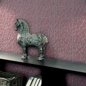 Edem Embossed Non Woven Wallpaper Mosaic Tile Cacao Brown
